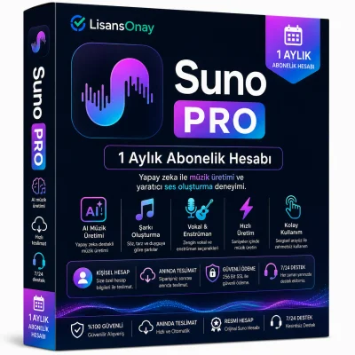 Suno Pro 1 Aylık - Garanti: 10 Gün