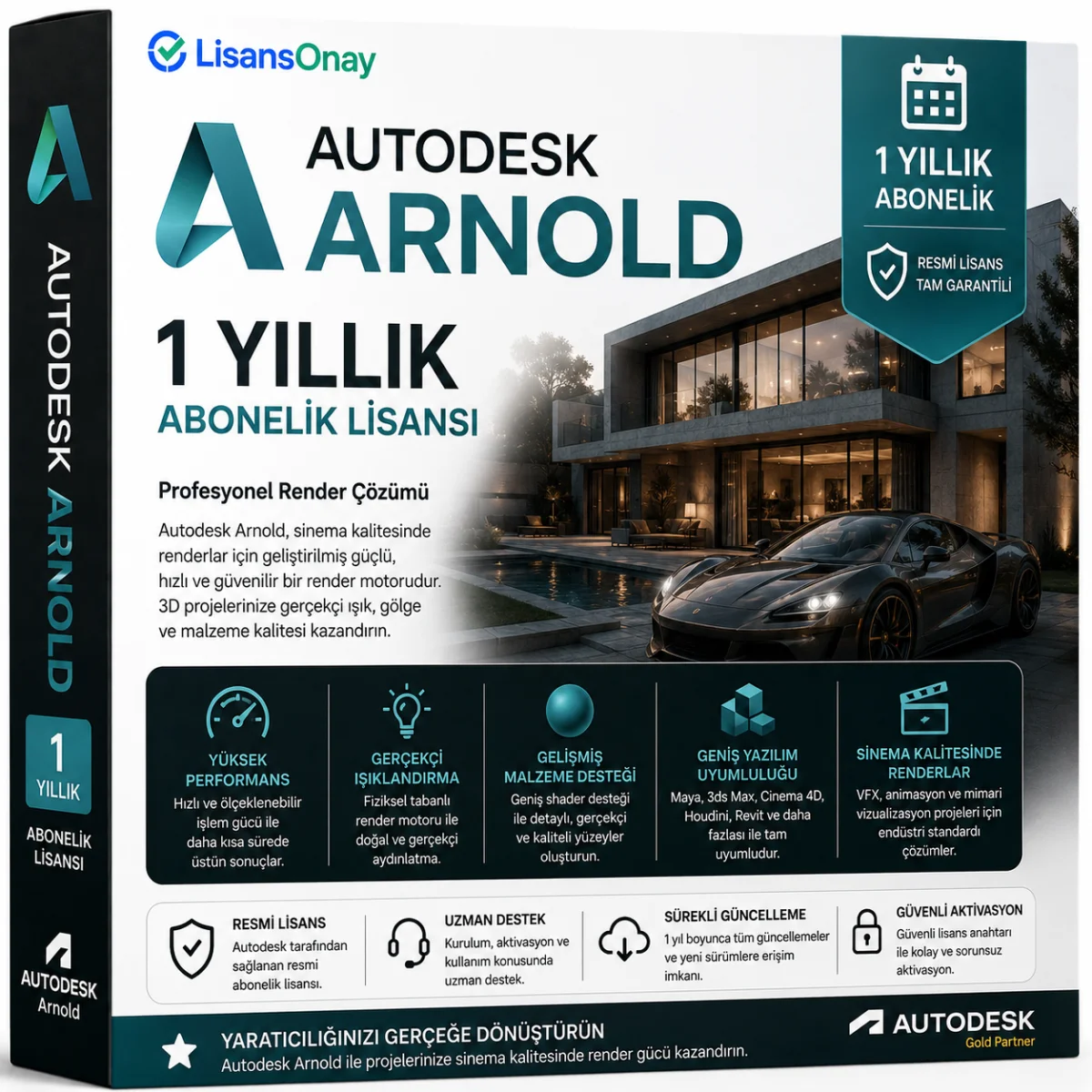 Arnold - 1 Yıllık (1 Yıl Garantili)