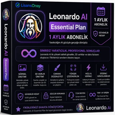 Leonardo AI Essential Plan - 1 Aylık (Garanti: Yok)