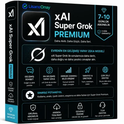 Super Grok - 7-10 Günlük (Garanti: 5 gün)