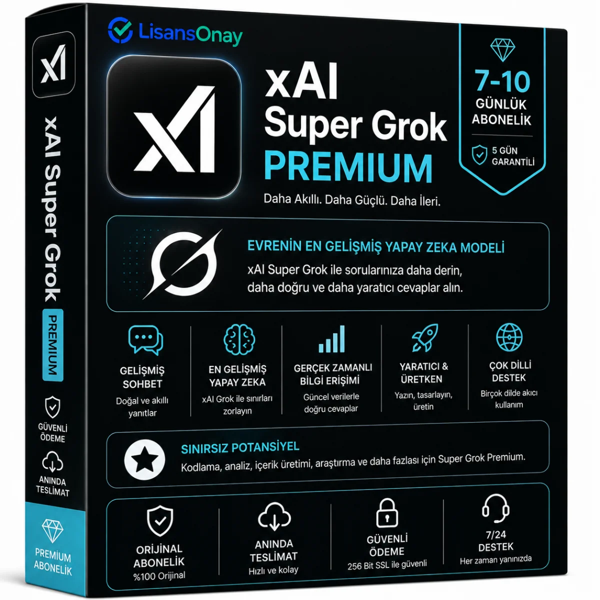 Super Grok - 7-10 Günlük (Garanti: 5 gün)