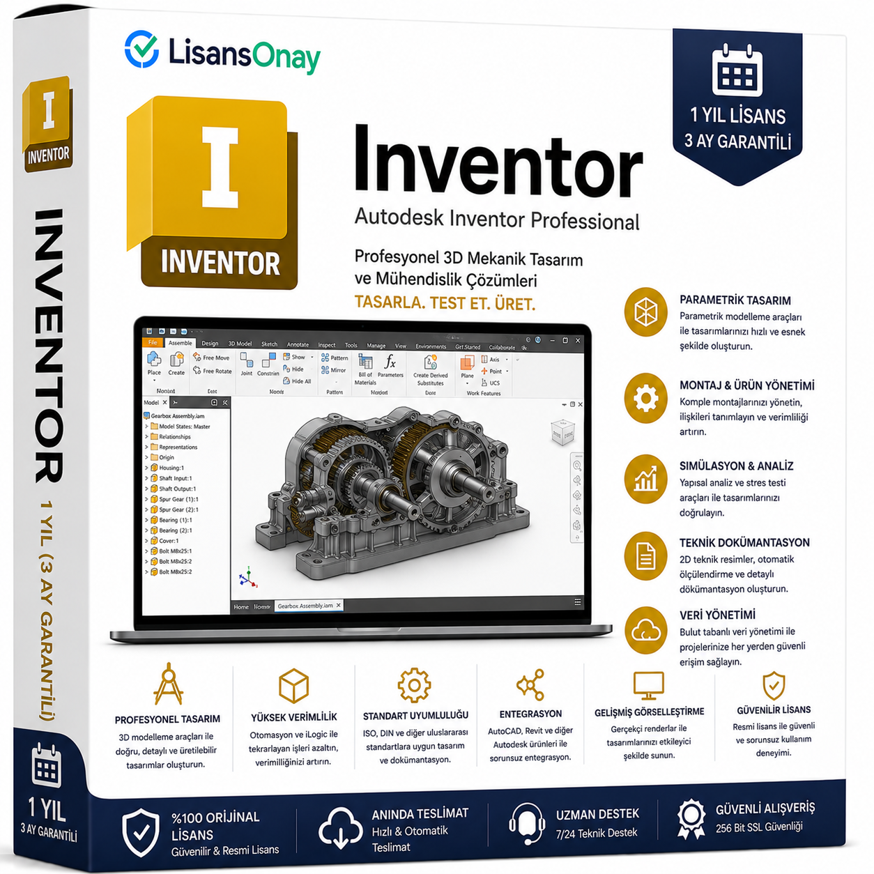 Inventor - 1 Yıl (3 Ay Garantili)