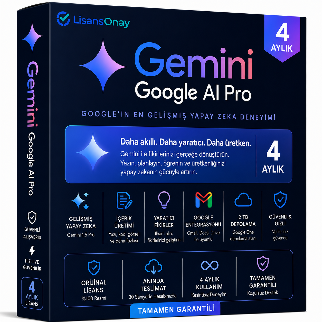 Gemini Google AI Pro - 4 Aylık (Tamamen Garantili)