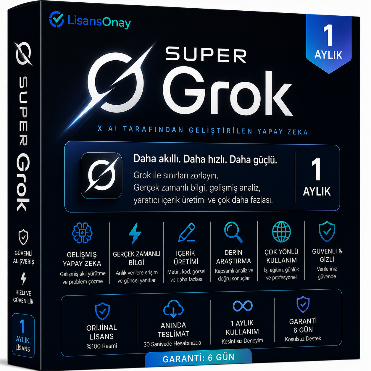 Super Grok - 1 Aylık (Garanti: 6 gün)