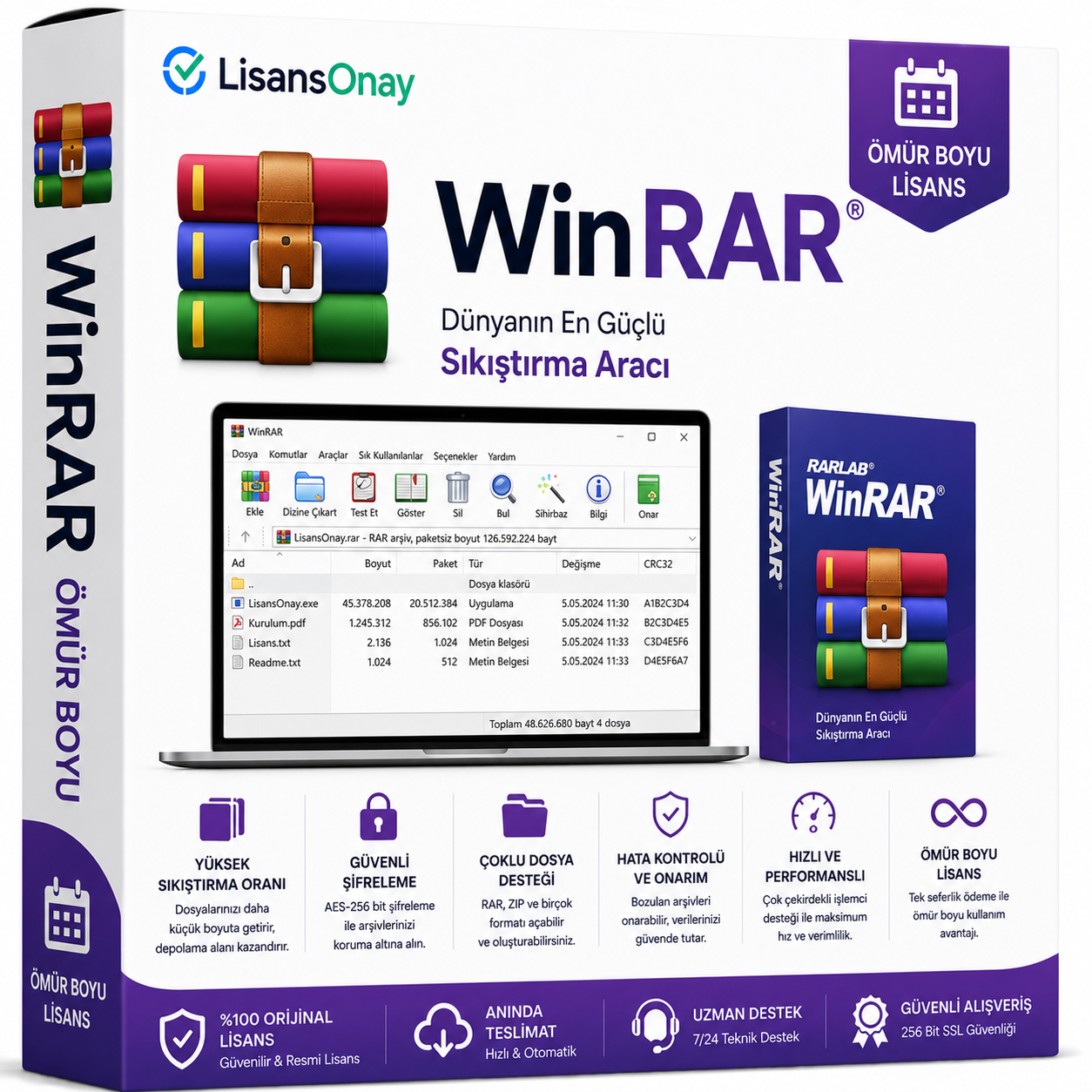 WinRAR Ömür Boyu