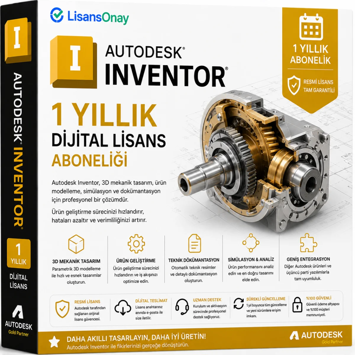 Inventor - 1 Yıllık (1 Yıl Garantili)