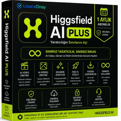 Higgsfield AI Plus - 1 Aylık (Garanti: Yok)