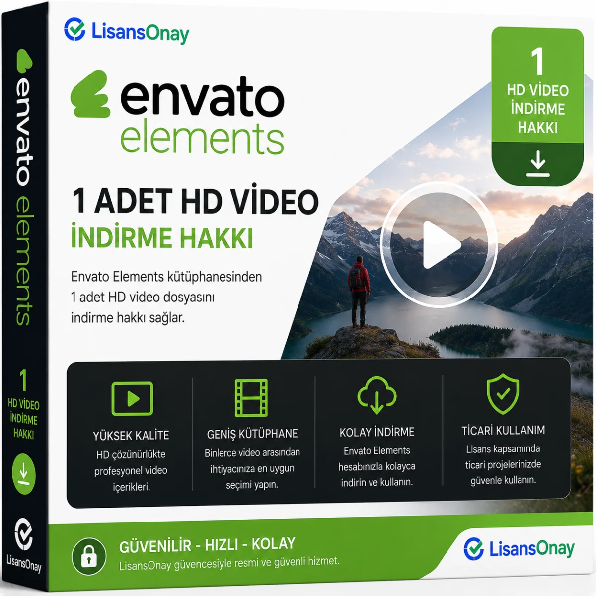 Envato Elements HD Video - 1 Adet