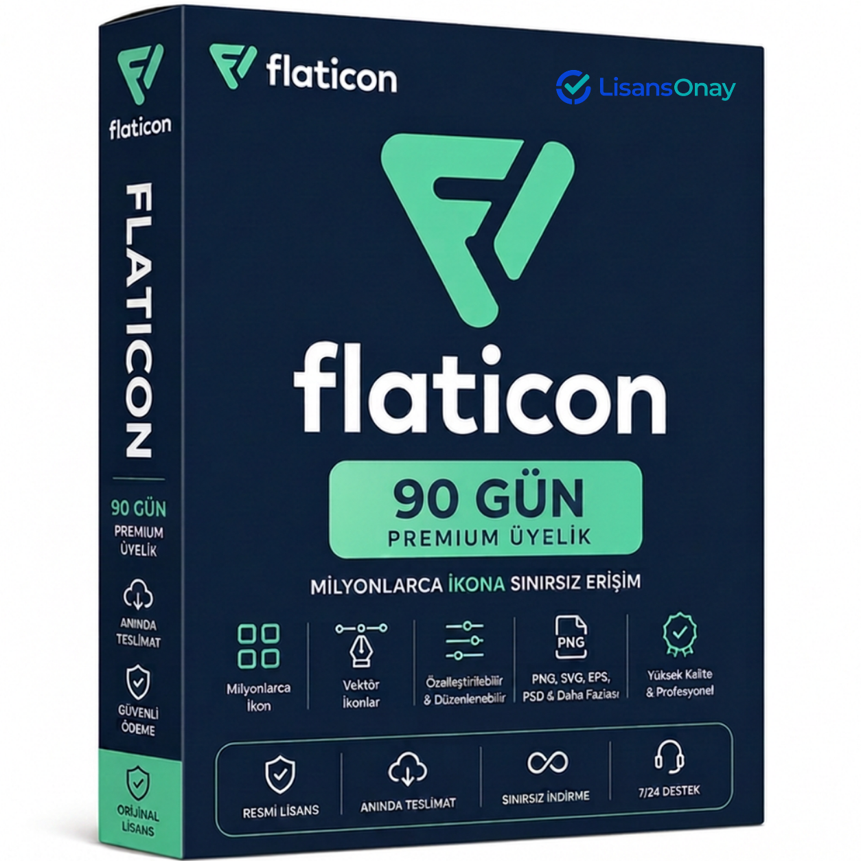 Flaticon - 90 Gün