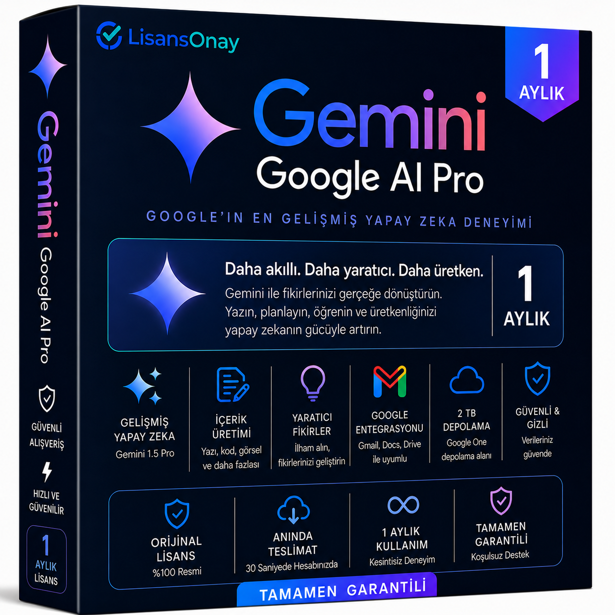Gemini Google AI Pro - 1 Aylık (Tamamen Garantili)